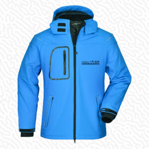 Winter Softshell Jacke mit Kapuze für Herren in verschiedenen Farben
