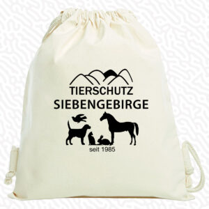 Premium Cotton Turnbeutel in Natural